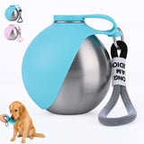 Botella de agua portátil 2 en 1 para perros