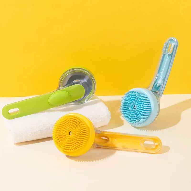 Cepillo de baño masajeador para perros y gatos