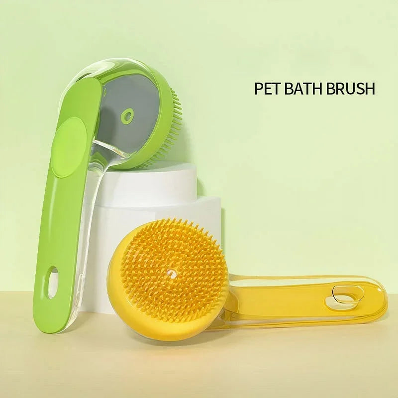 Cepillo de baño masajeador para perros y gatos