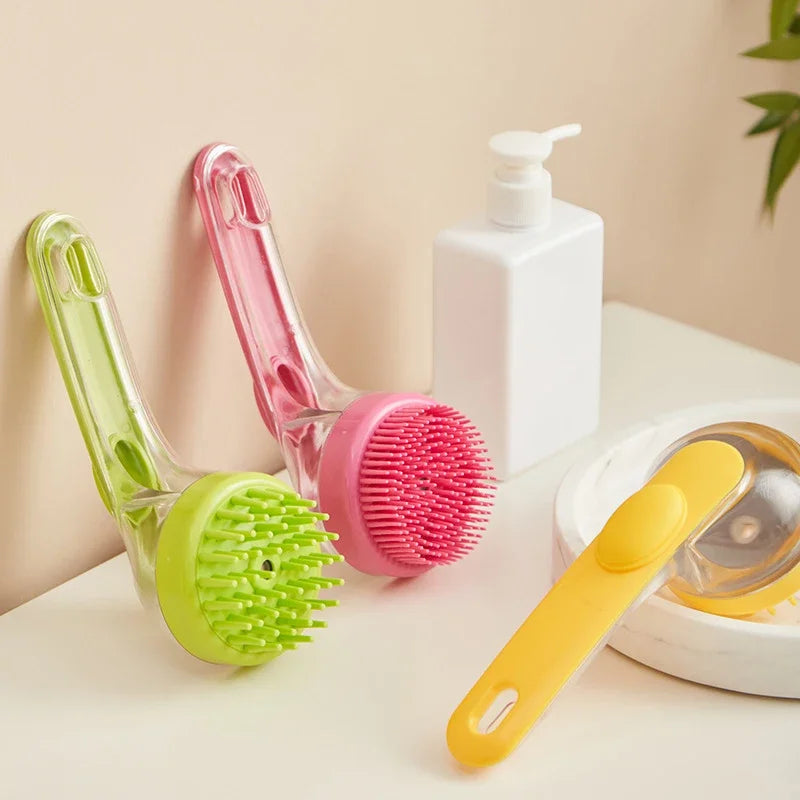 Cepillo de baño masajeador para perros y gatos