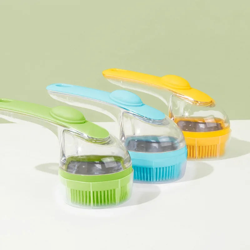 Cepillo de baño masajeador para perros y gatos