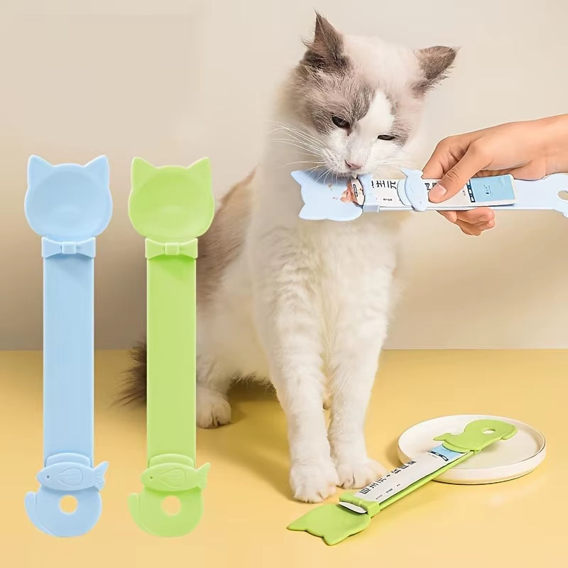 Lickable Cat Treat Spoon
